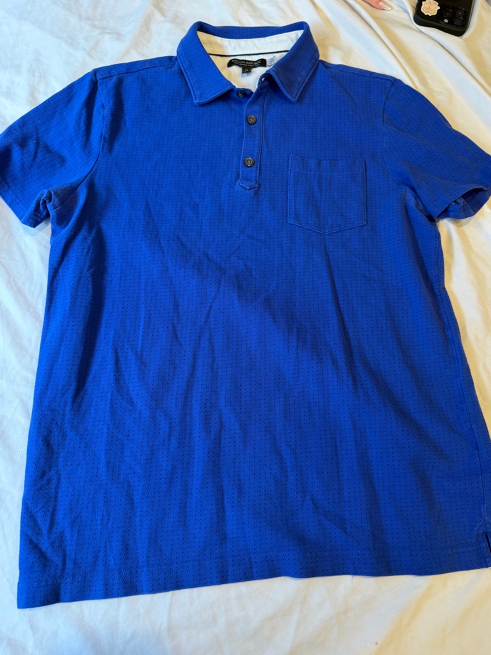 Banana Republic Blue Polo Shirt
